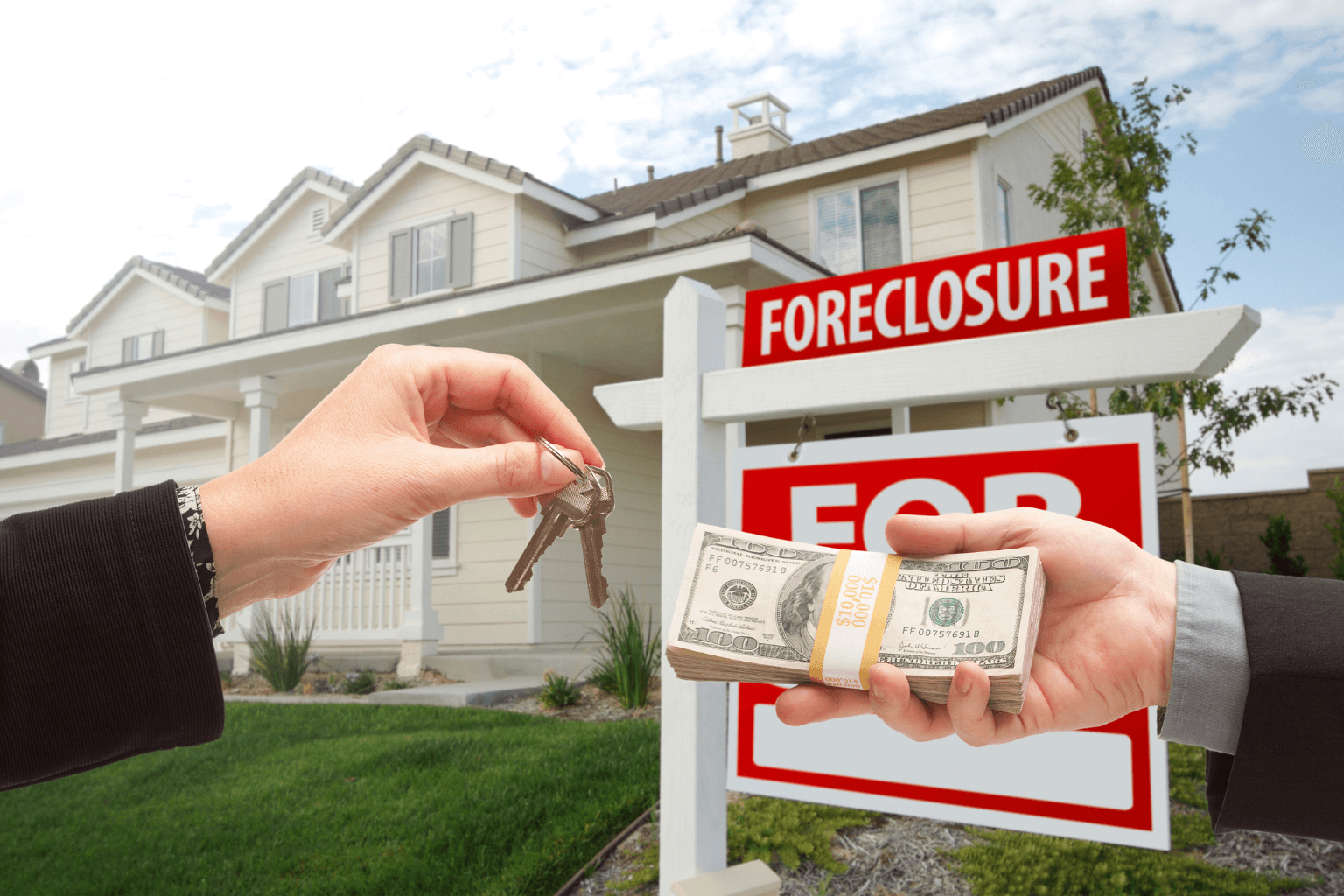 Homeowner receiving cash offer for house