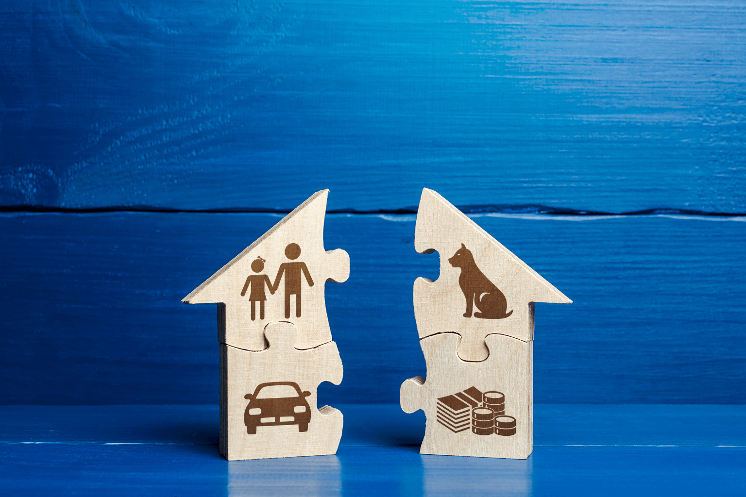 house model symbolizing asset division
