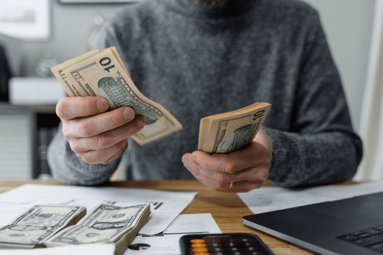 dividing money from a house sale