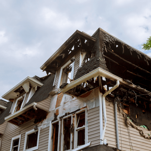 Value of Fire-Damaged House