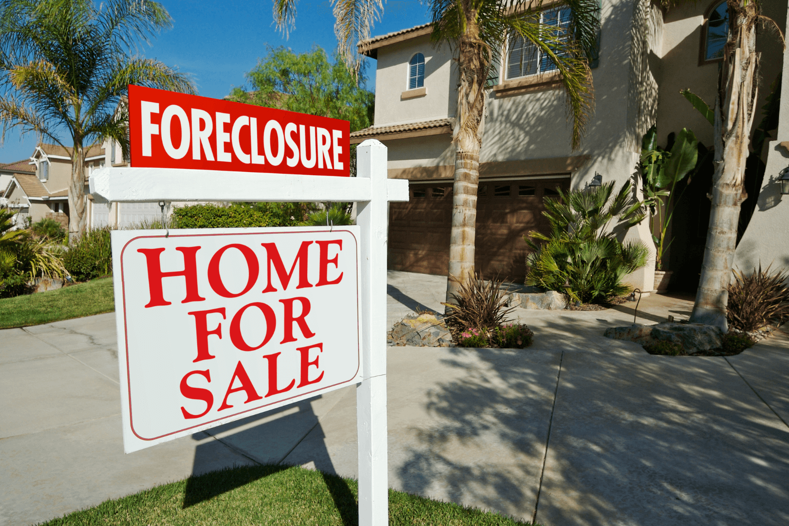 Selling a house in foreclosure in California