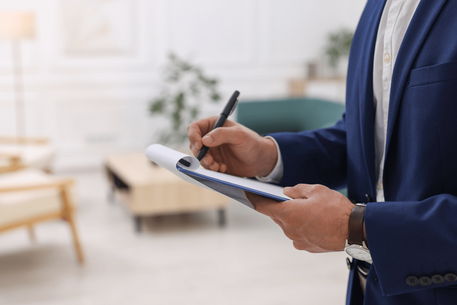 Real estate appraiser assessing value of inherited home in California