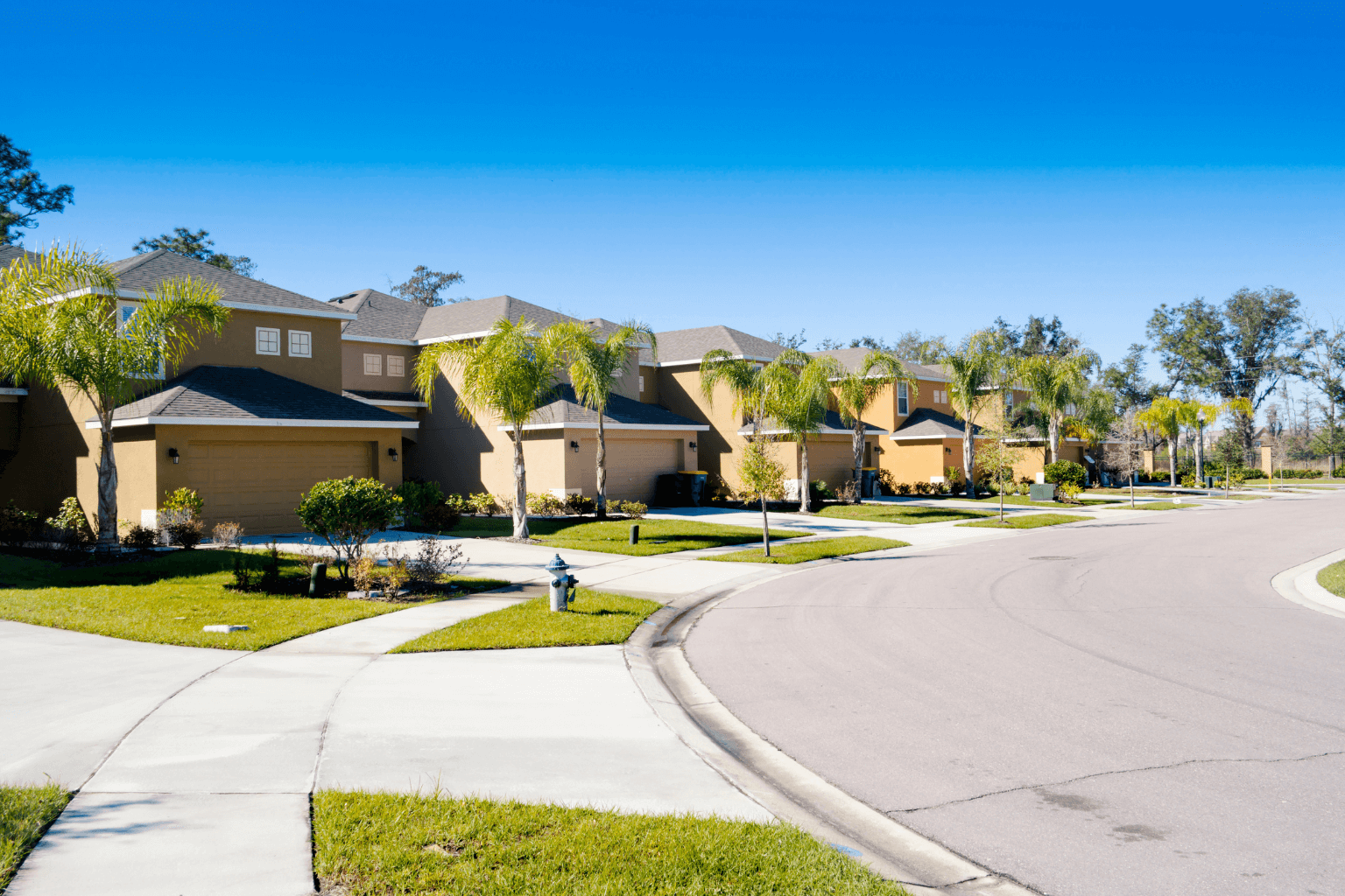 Peaceful neighborhood with homes and local amenities