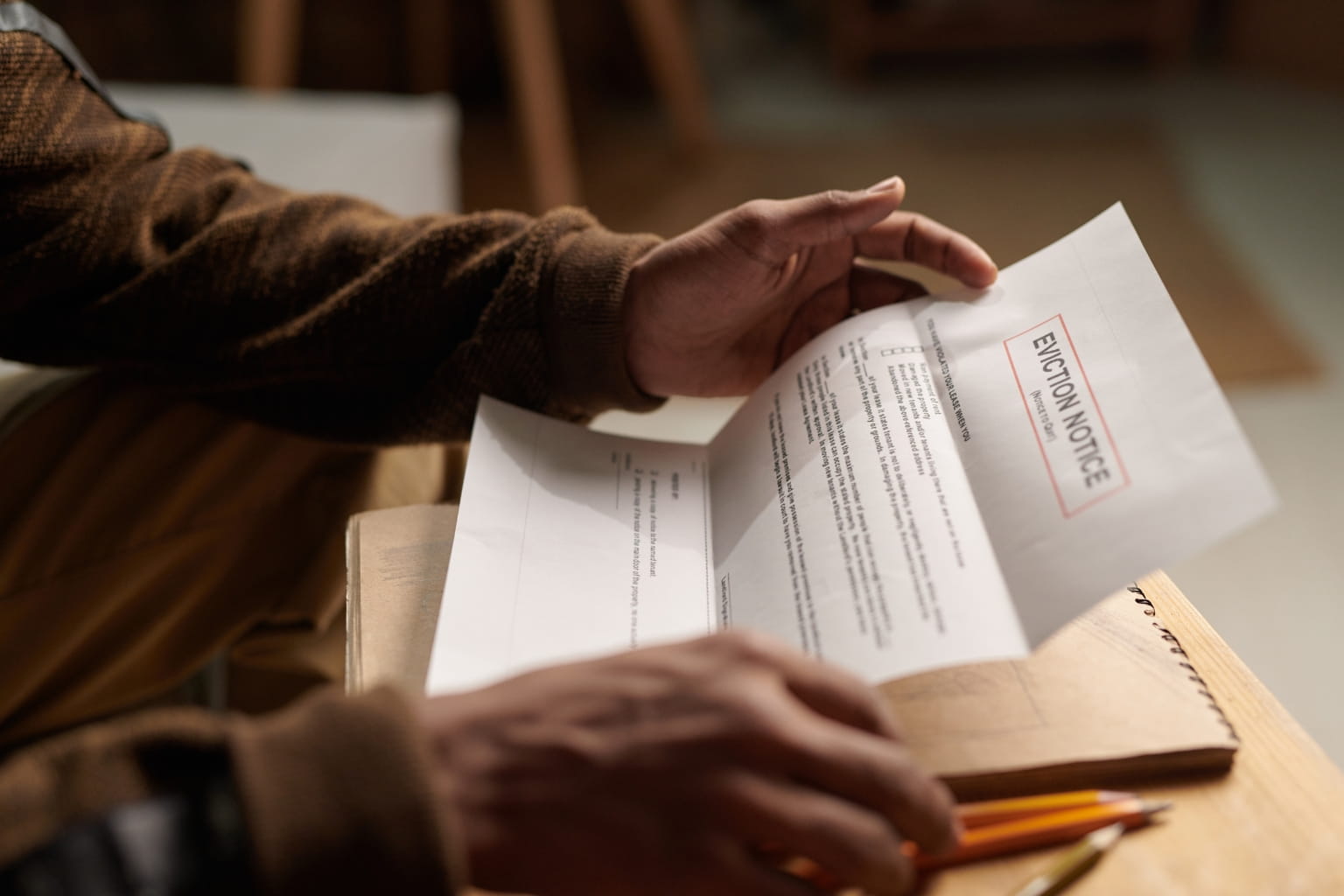 Do You Have to Evict Tenants Before Selling a Rental Property in California? Eviction notice document