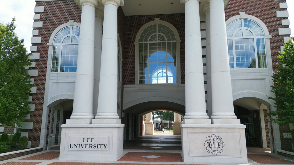 Lee University campus view