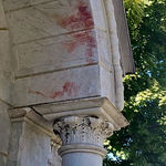 Bleeding Spots on Nina Craigmiles Mausoleum in Cleveland, TN