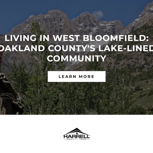 Living in West Bloomfield: Oakland County's Lake-Lined Community