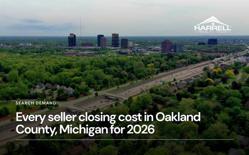 Every seller closing cost in Oakland County, Michigan for 2026