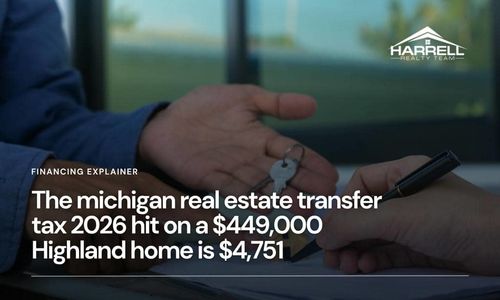 The michigan real estate transfer tax 2026 hit on a …