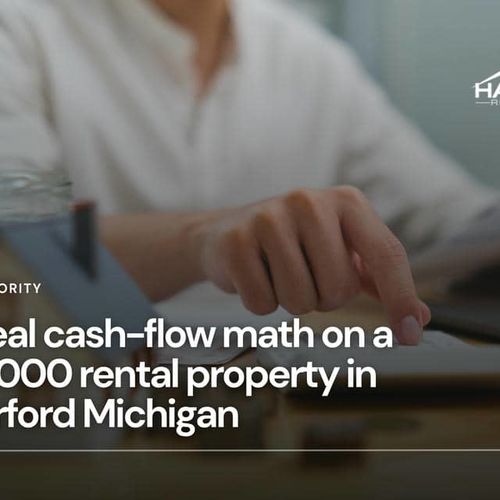 The real cash-flow math on a $265,000 rental property in Waterford Michigan