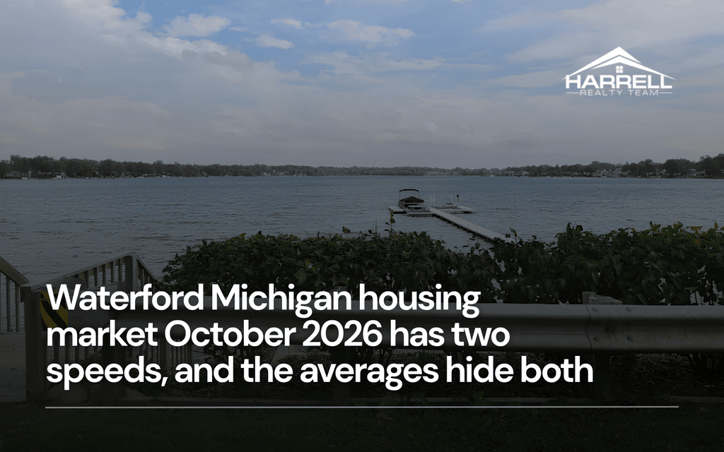Waterford Michigan housing market October 2026 has two speeds, and the averages hide both