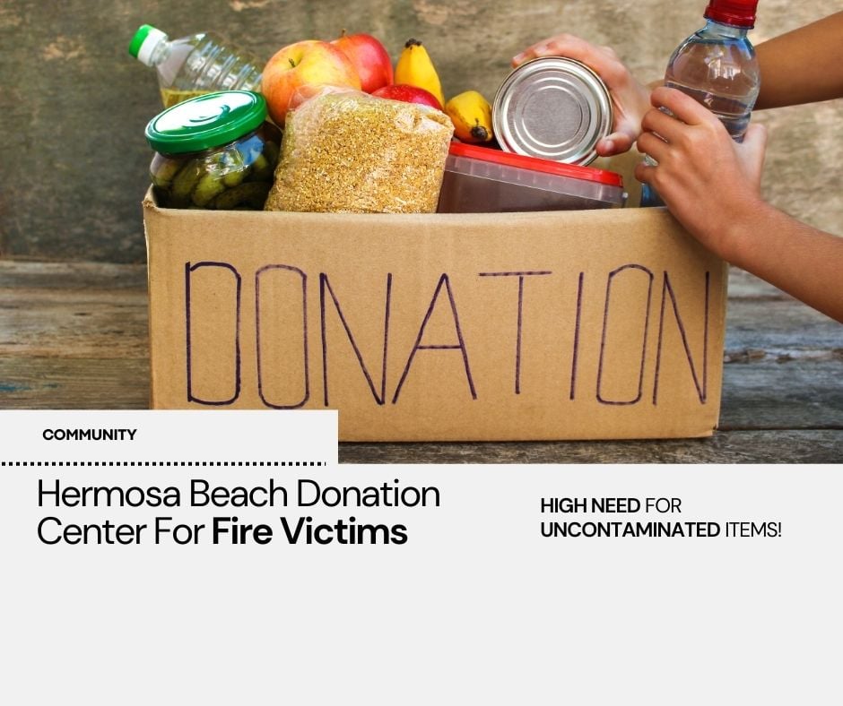 Hermosa Beach Donation Collection for Fire Victims