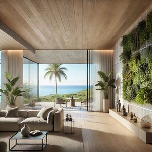 Biophilic design interior of high end home