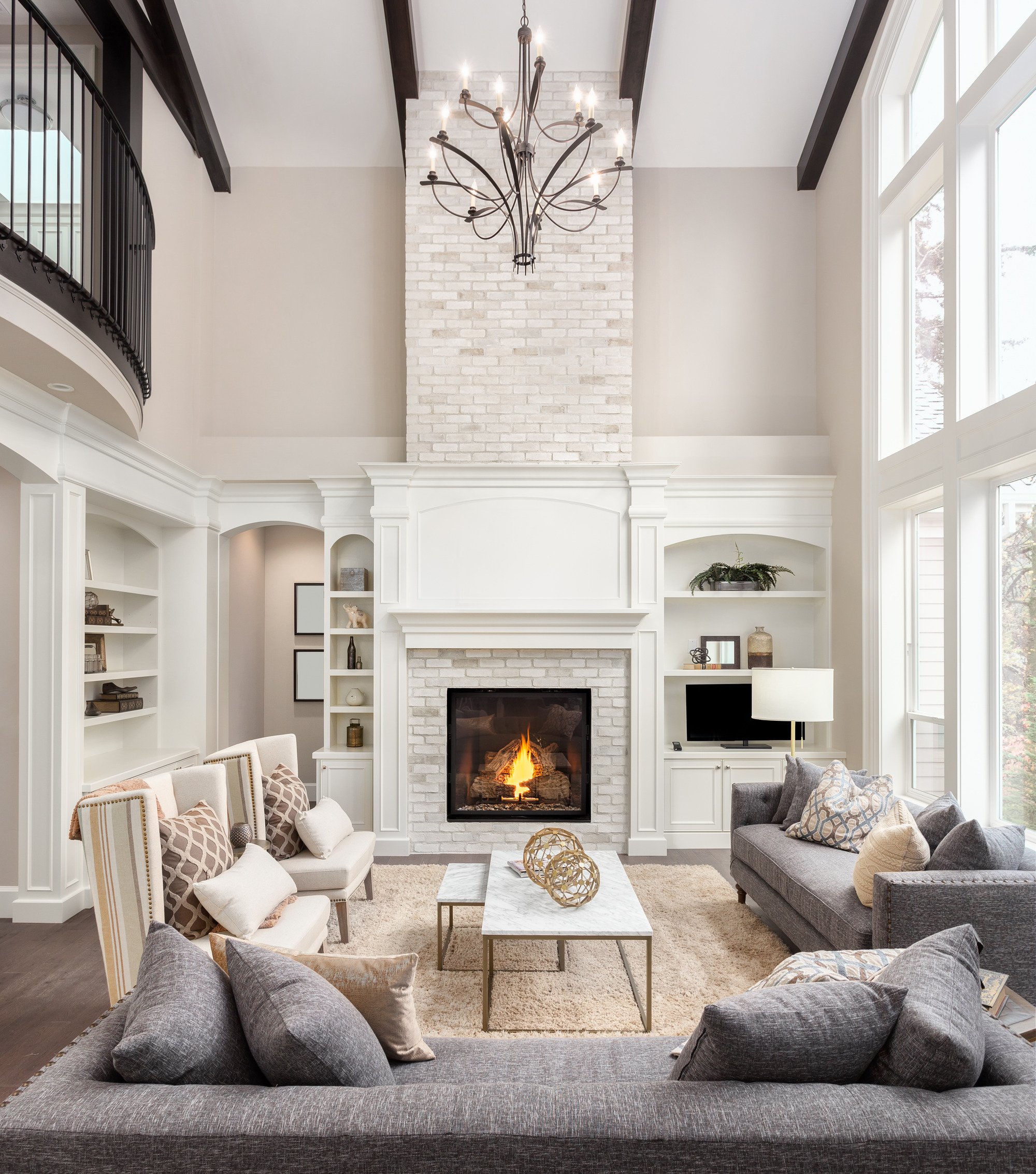modern cozy living room