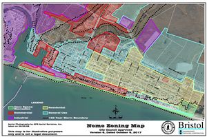 City zoning map