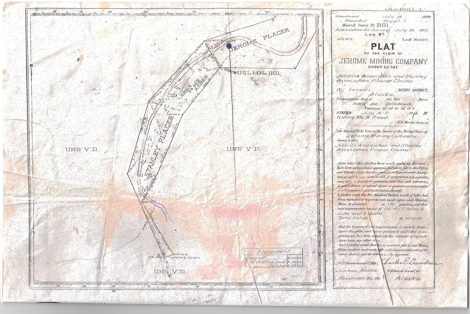 N22 Stanley Claim map-Nome