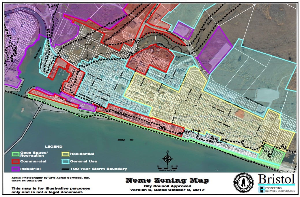 City of Nome Zoning Map