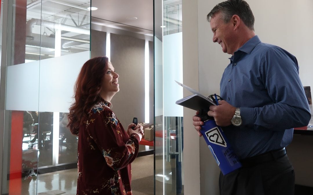 Eric Crosby and Monise McCabe cultivate a fun family vibe at Chase International’s Reno office.
