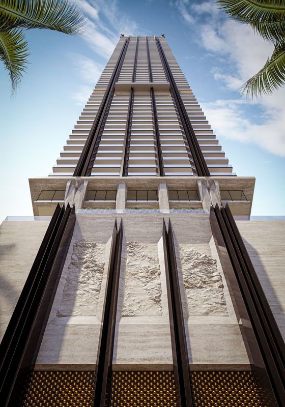888 Brickell Avenue, Dolce&Gabbana, Facade Sculptures, JDS Development Group, by LL&Co
