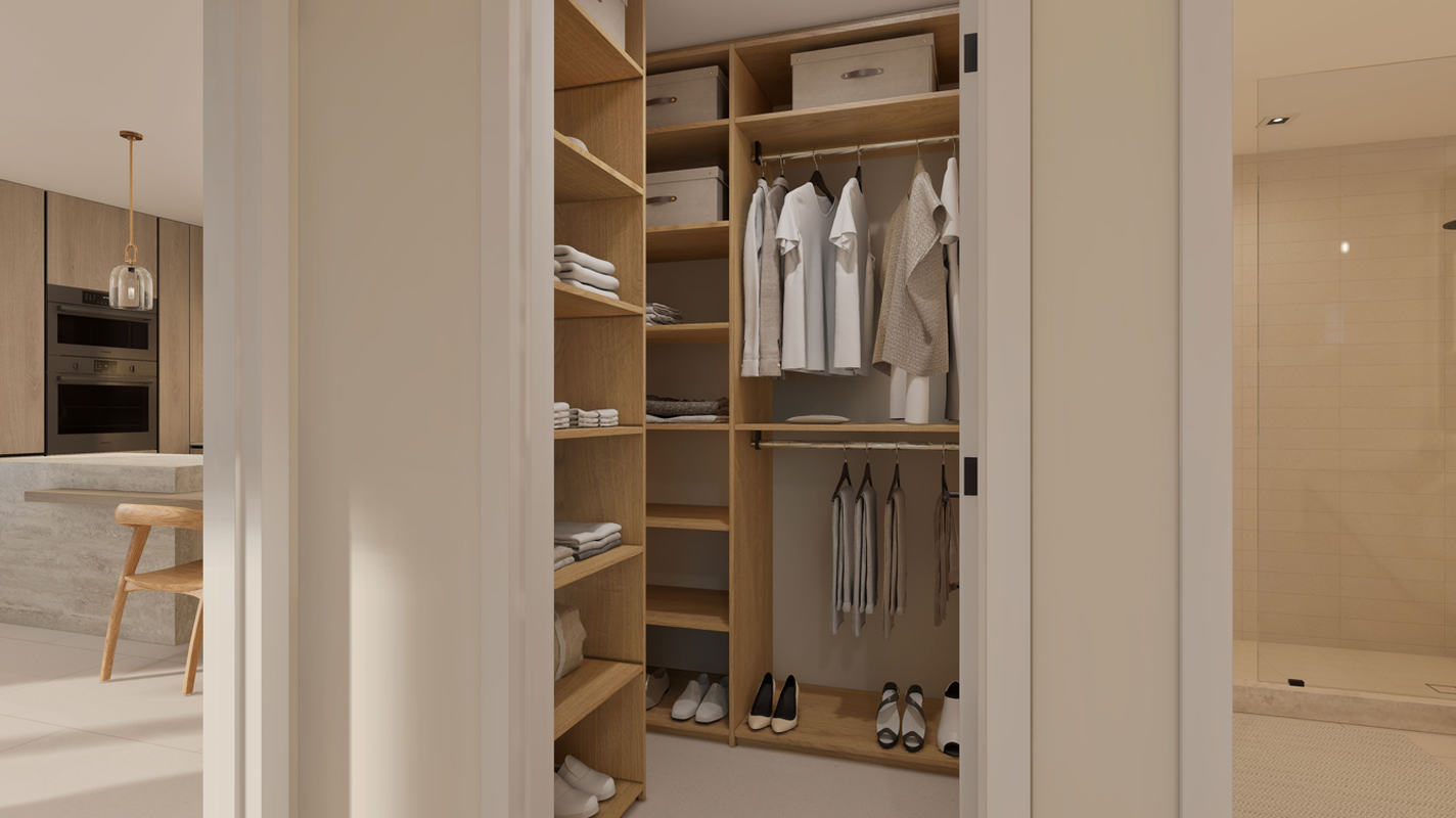 Cassia - Closet Primary Bedroom