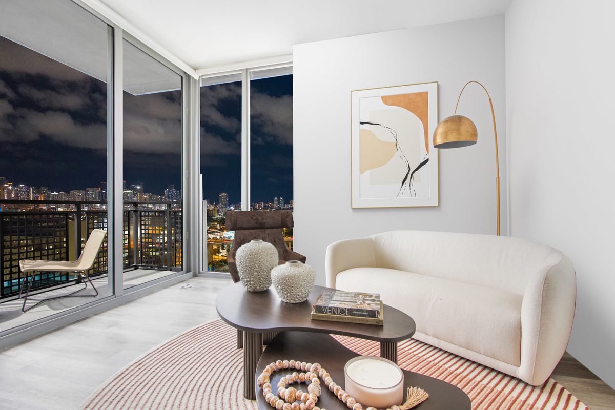 Livingroom Nighttime City-min