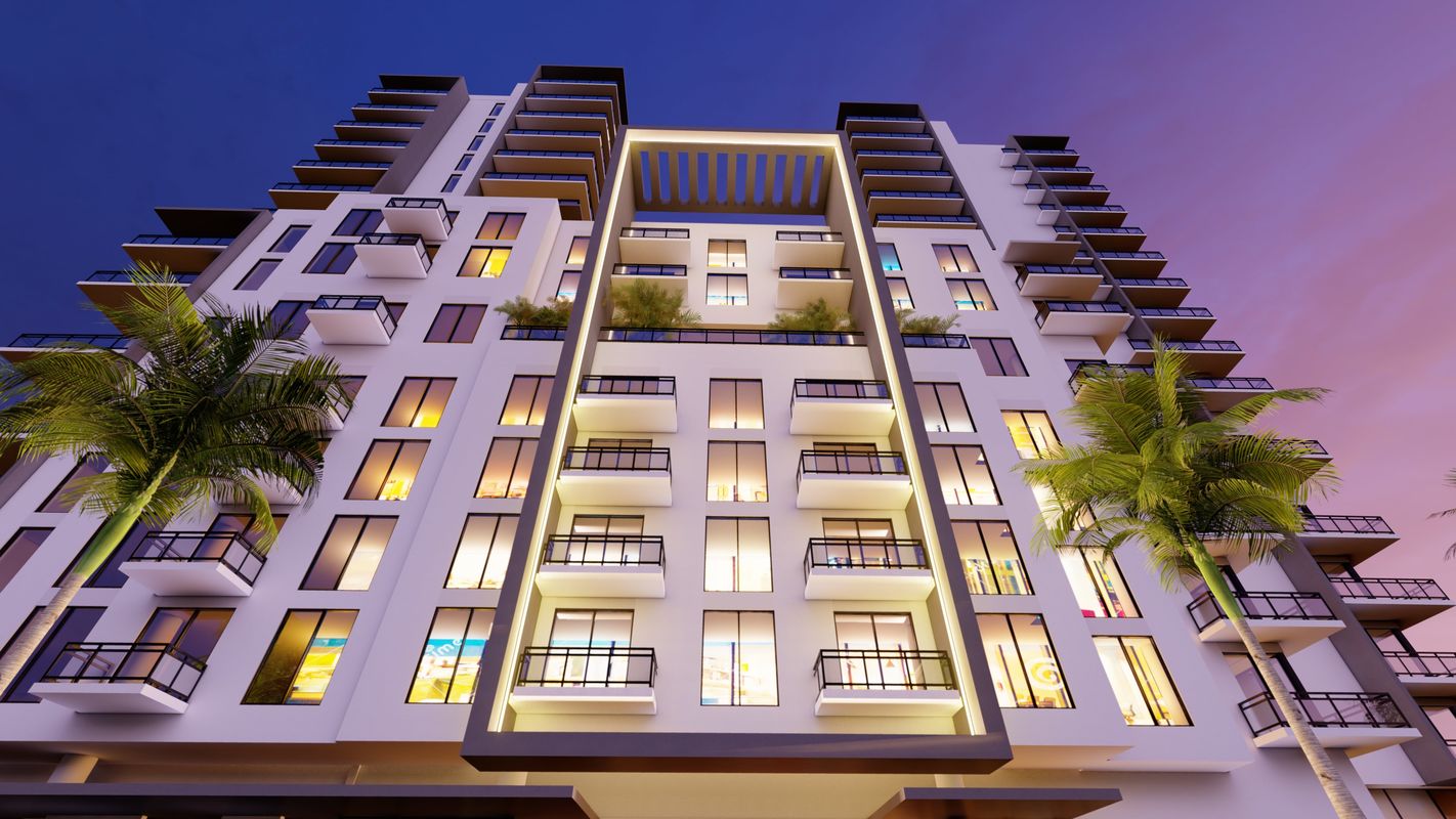 Rendering 23 – Building Exterior (Night - No Logo) 2-min