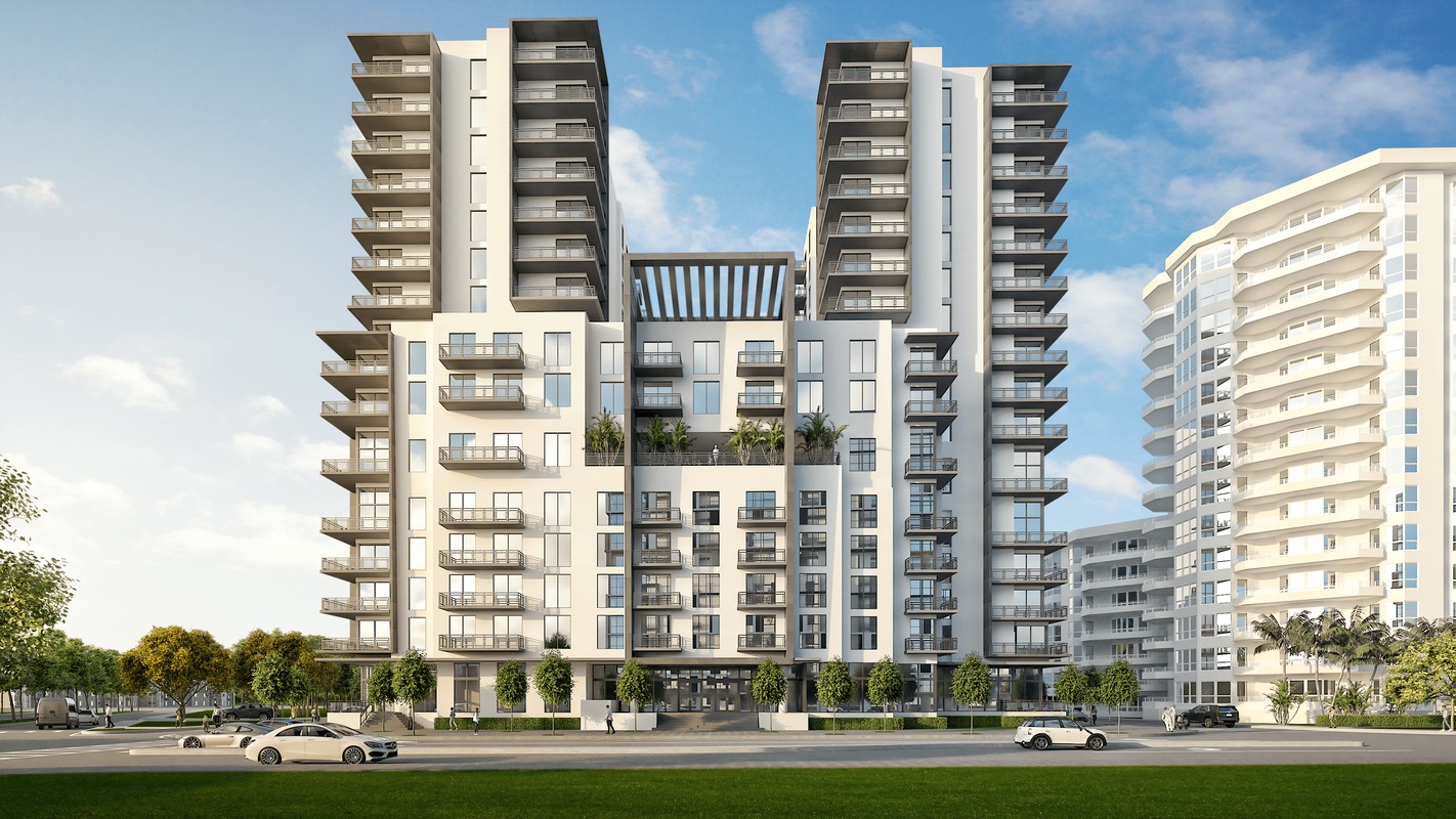 Rendering 7 – Building Exterior (Day Time) East-min