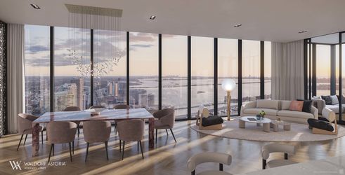 SkyResidences_Dining Room and Living Room with View-min