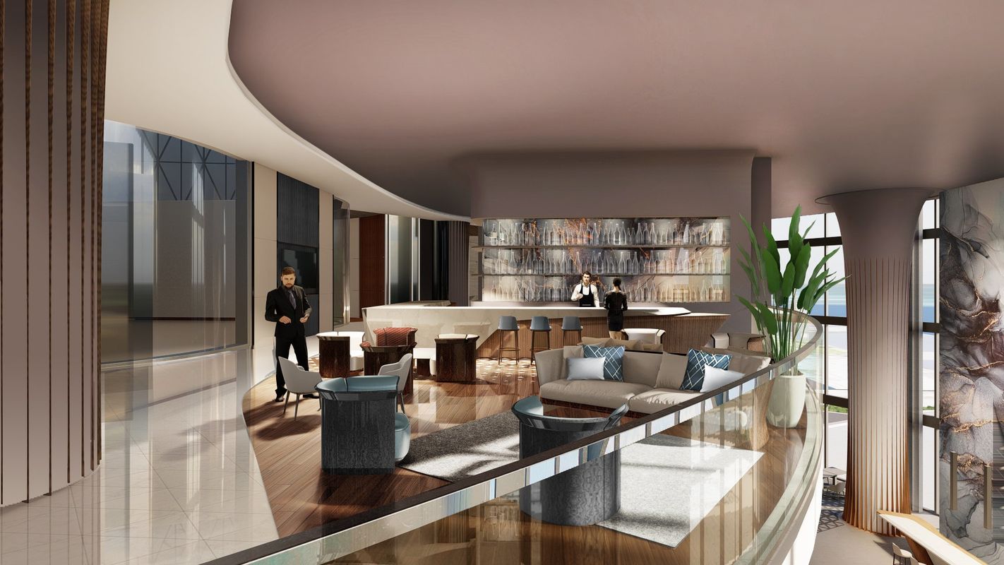 View 05 - Upper Lounge - Final_Bentley Residences Miami