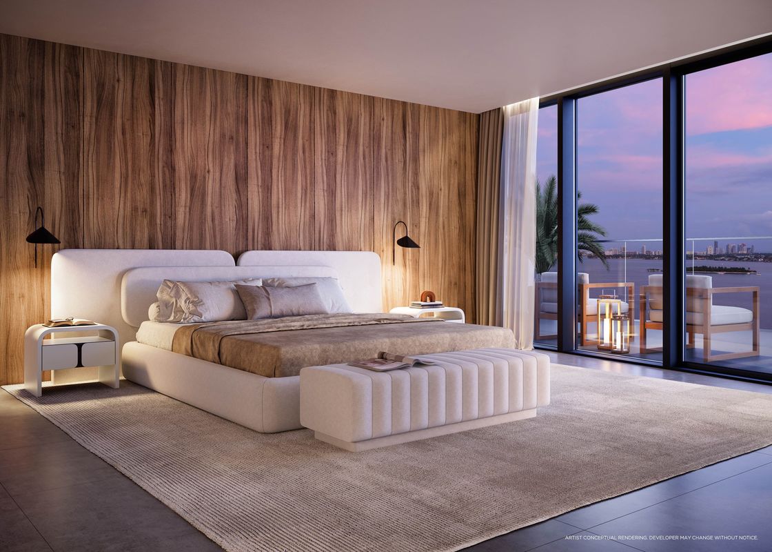 Cove Miami_ Residence Bedroom Night