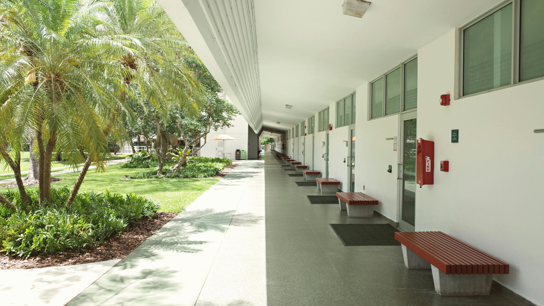 School Hallway in Coral Gables Miami