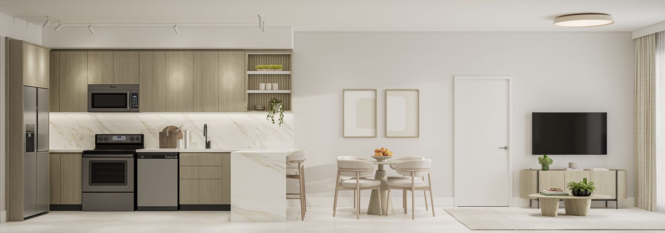 Botanic - Kitchen and Living 1