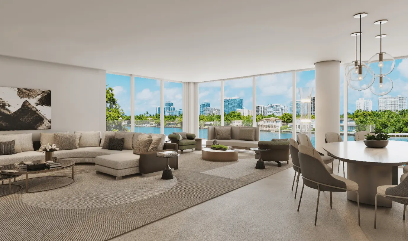 La Maré Bay Collection - Living roon and kitchen area