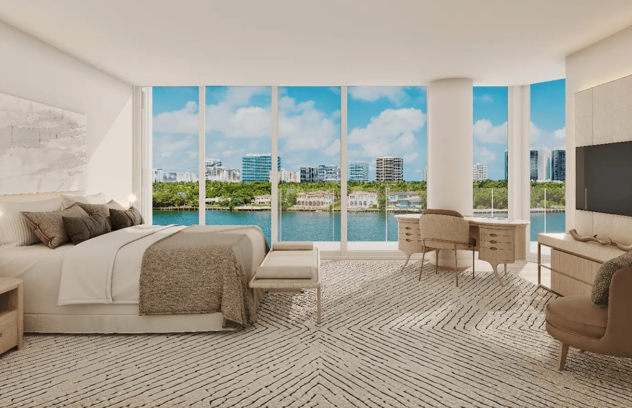 La Maré Bay Collection - bedroom with big overlooking window 2