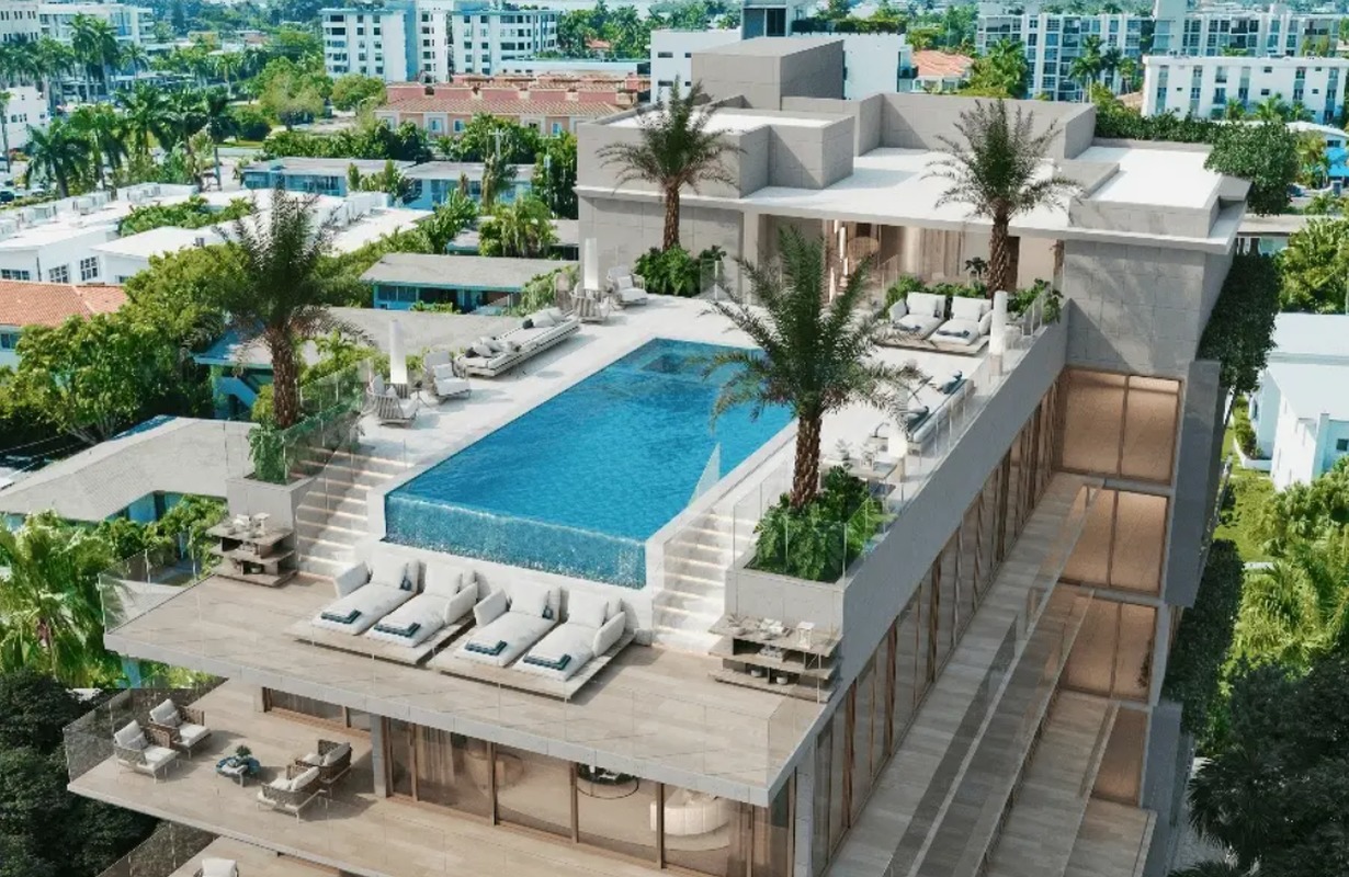 La Maré Bay Collection - dron footage of pool area