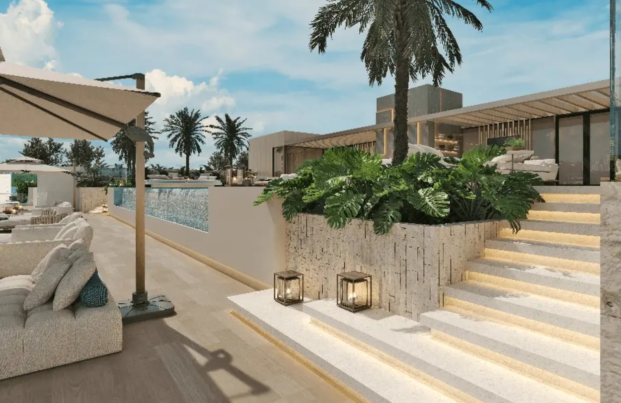 La Maré Bay Collection - poolside staircase
