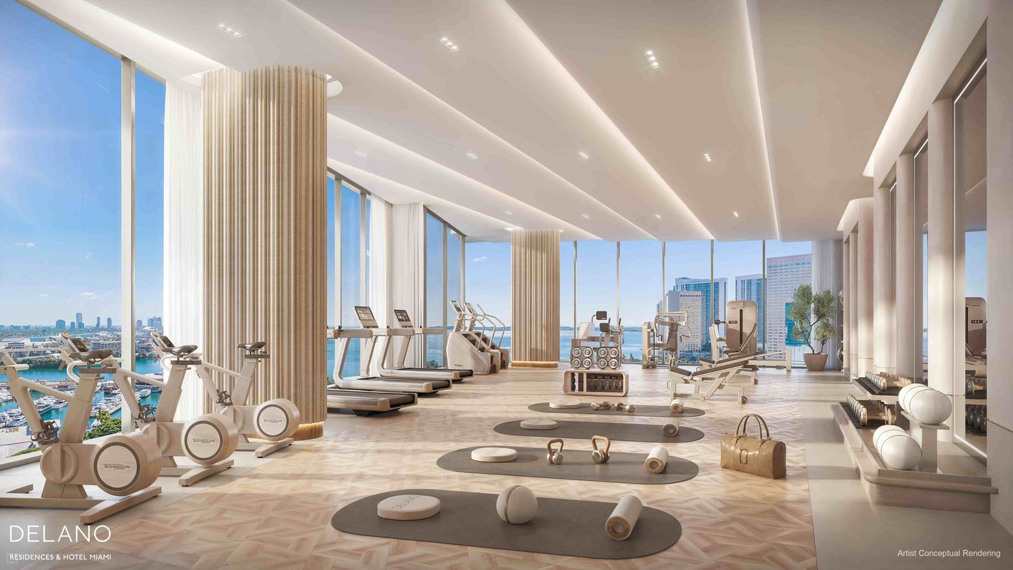 Delano Residences & Hotel Miami - Gym
