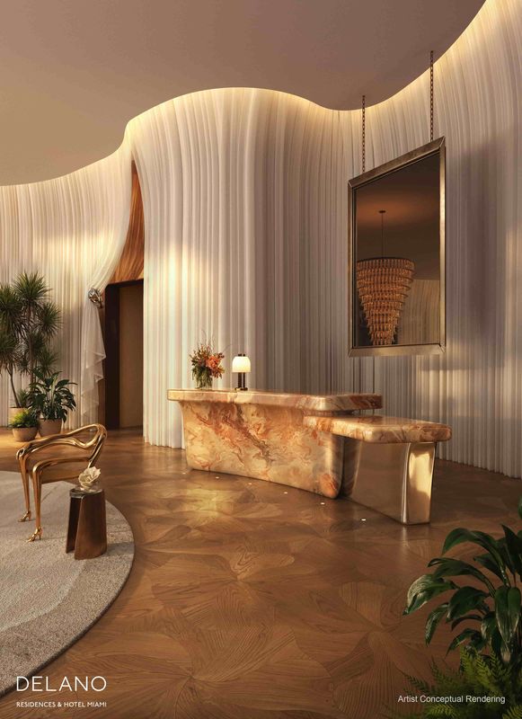 Delano Residences & Hotel Miami - Lobby