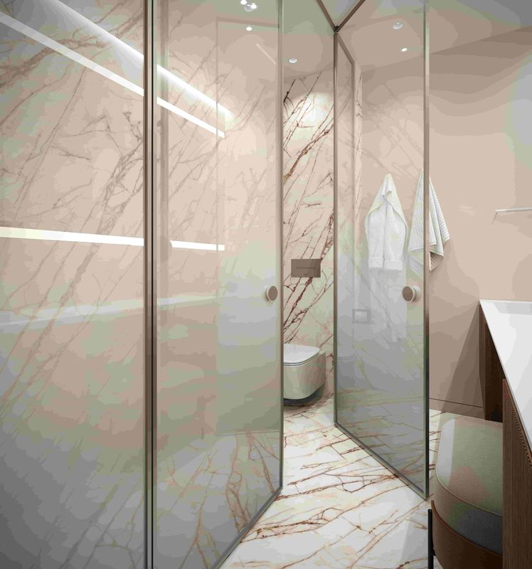 Option 2 Master bathroom 1