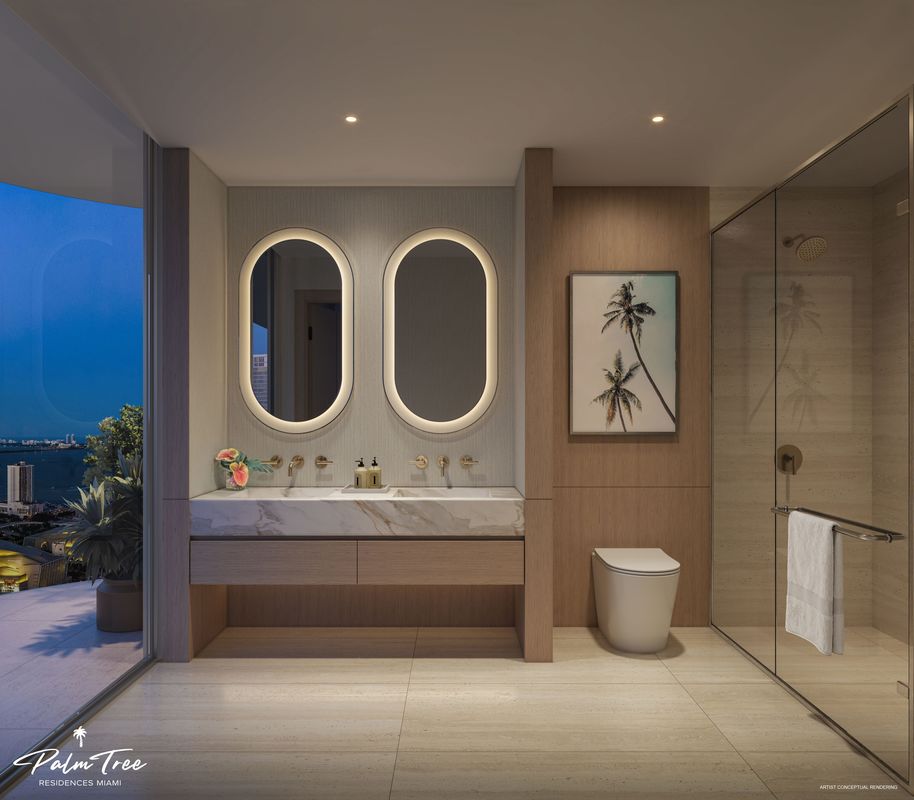 Palm Tree Residences - Residence Primary Bathroom
