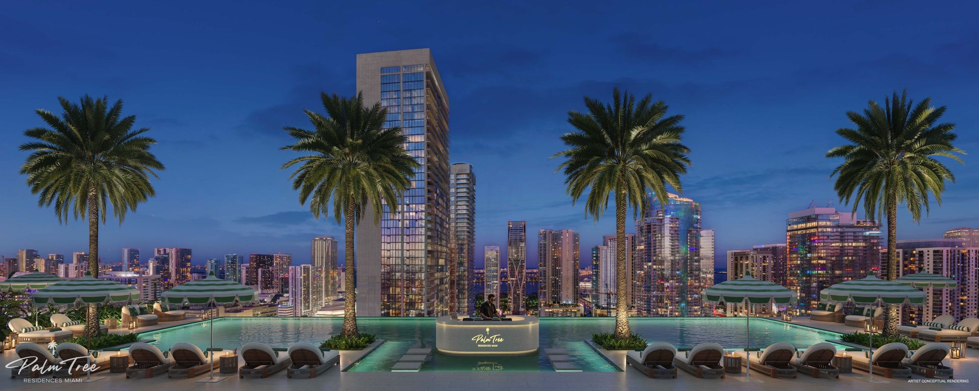 Palm Tree Residences - Rooftop Pool Deck