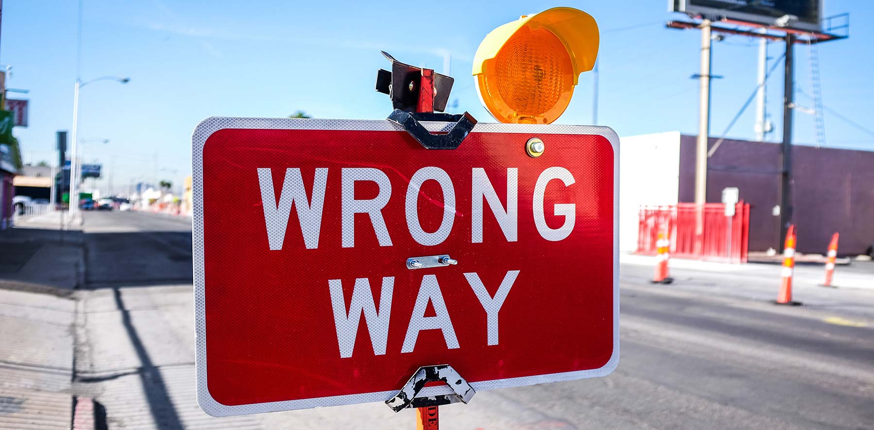 wrong way