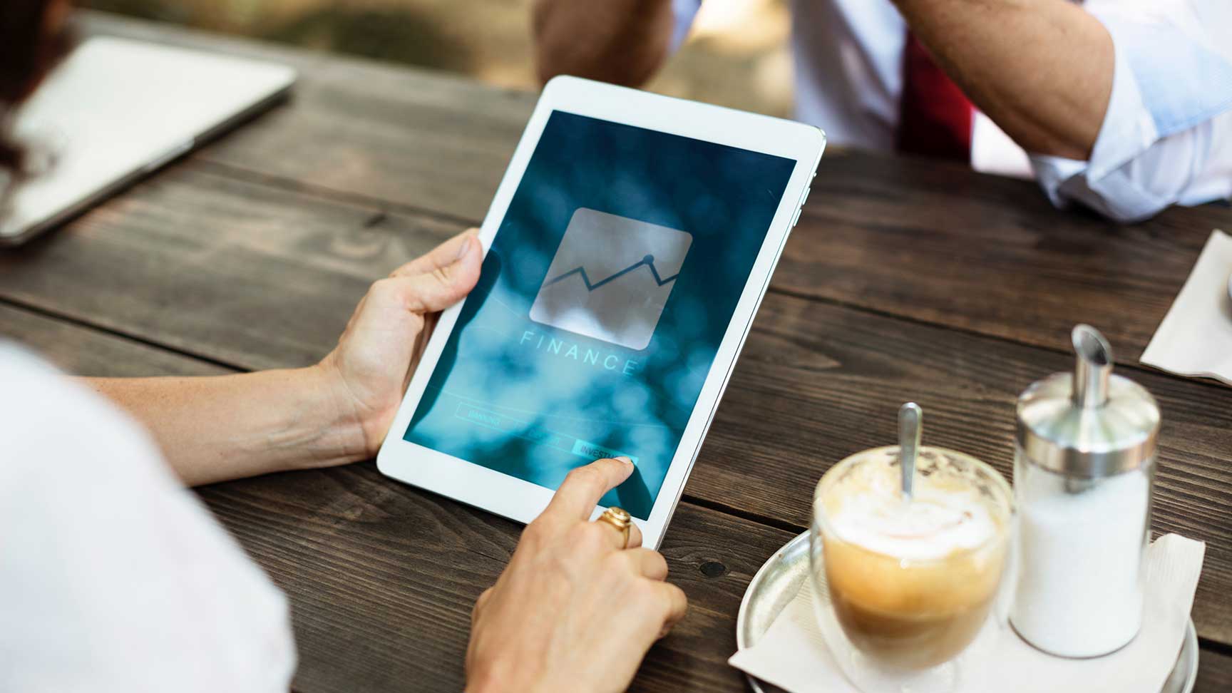 Business Trends on a tablet