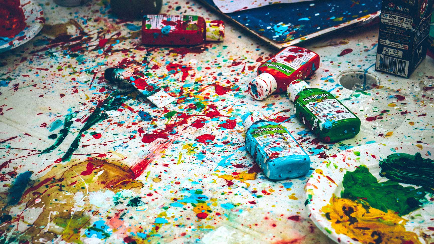 Messy splash