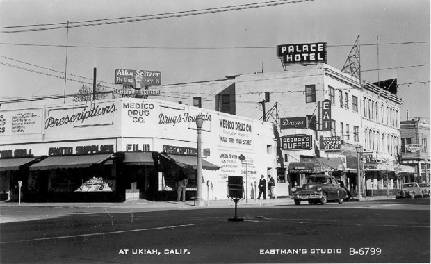 Medico Drug store at the NW corner of State and Standley Street