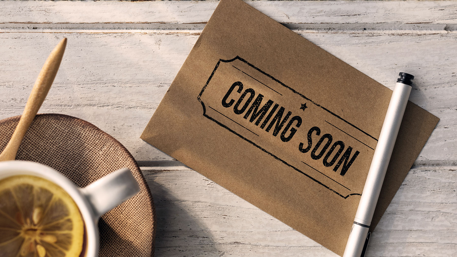 Coming Soon Advertise Alert Announcement Concept