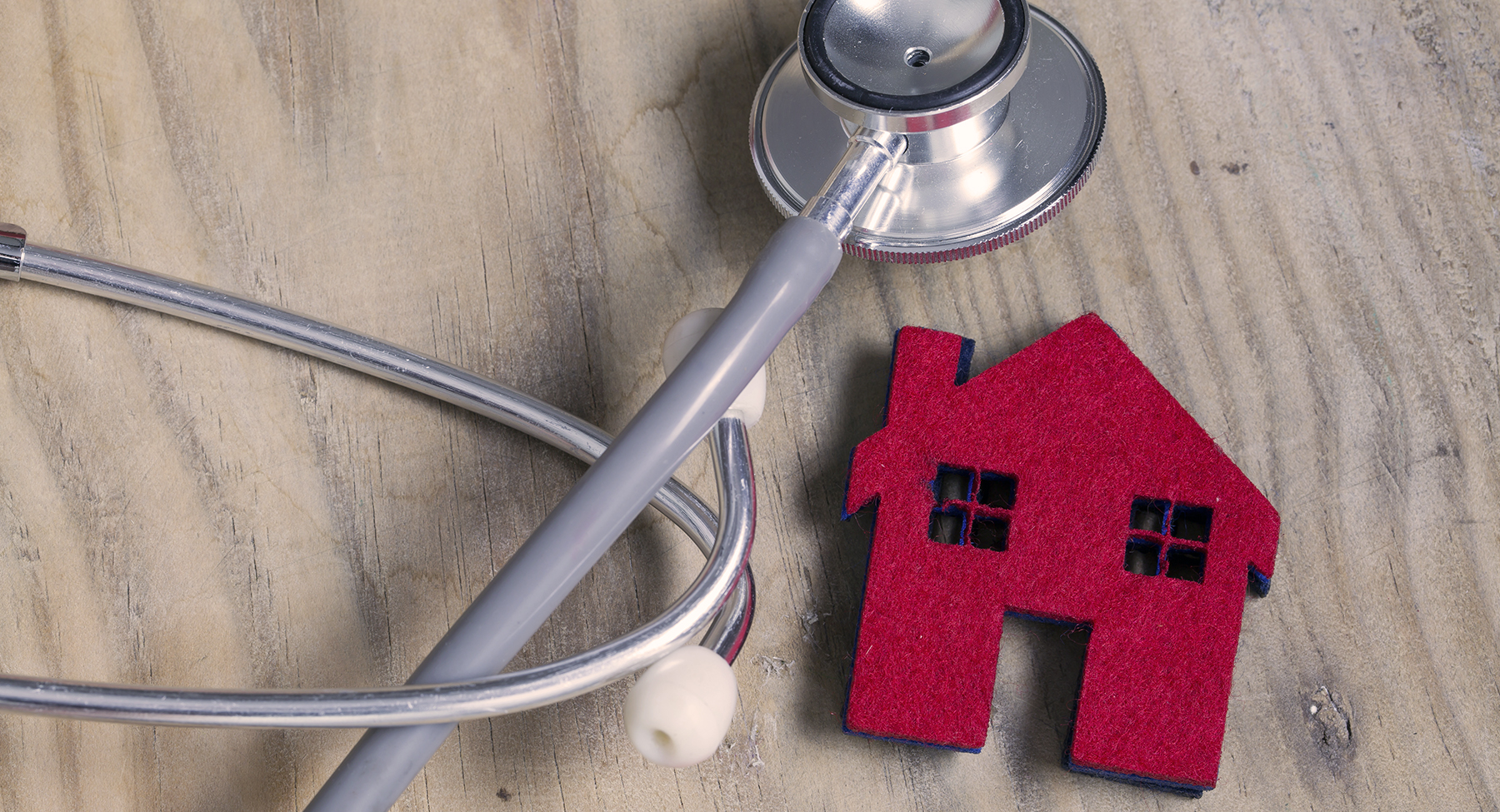House and Stethoscope Concept
