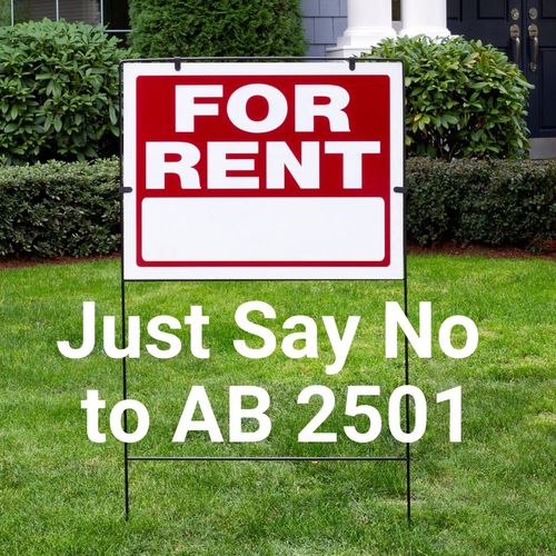 Just Say No to AB 2501