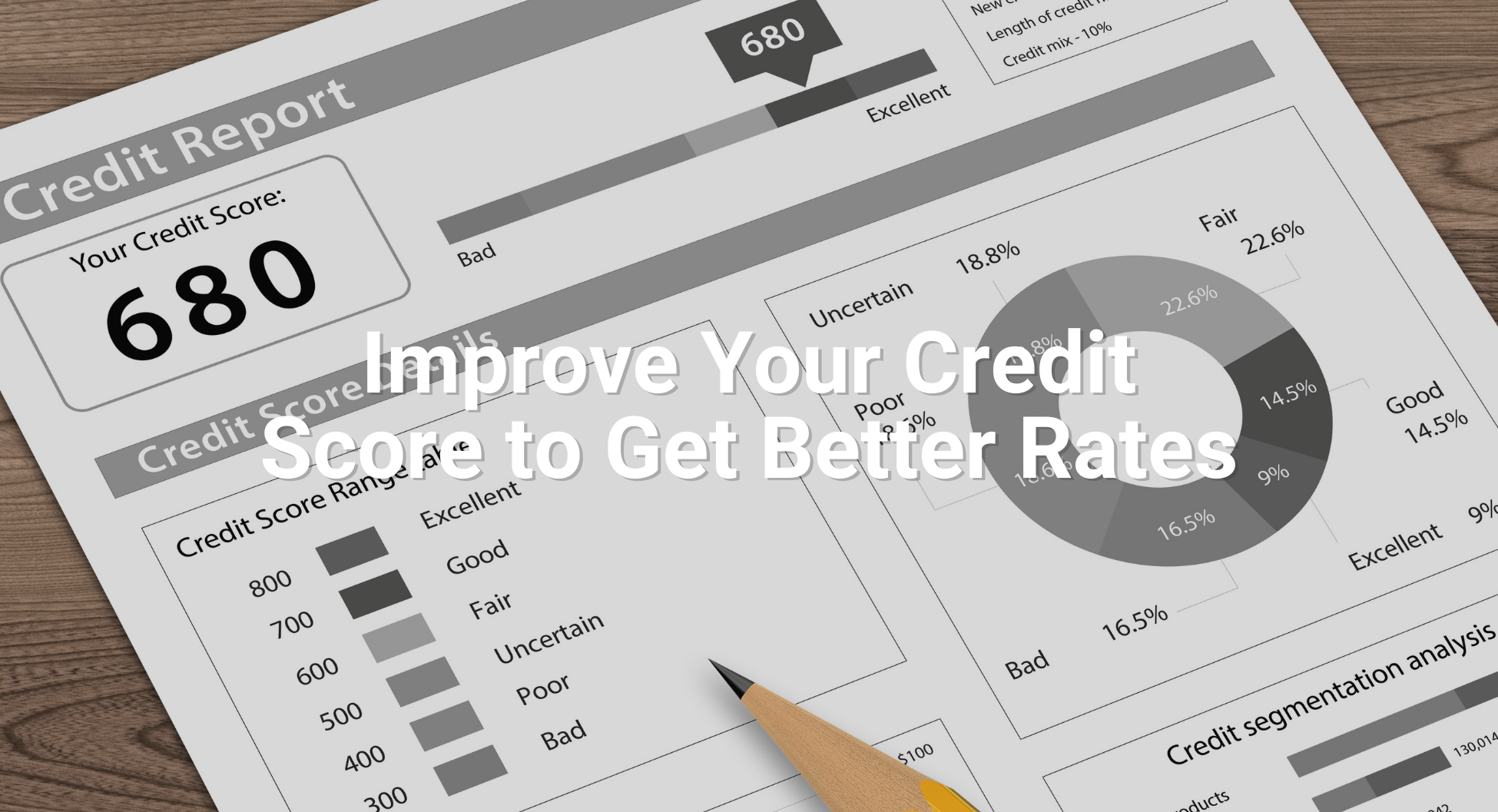 Improve Your Credit Score to Get Better Rates
