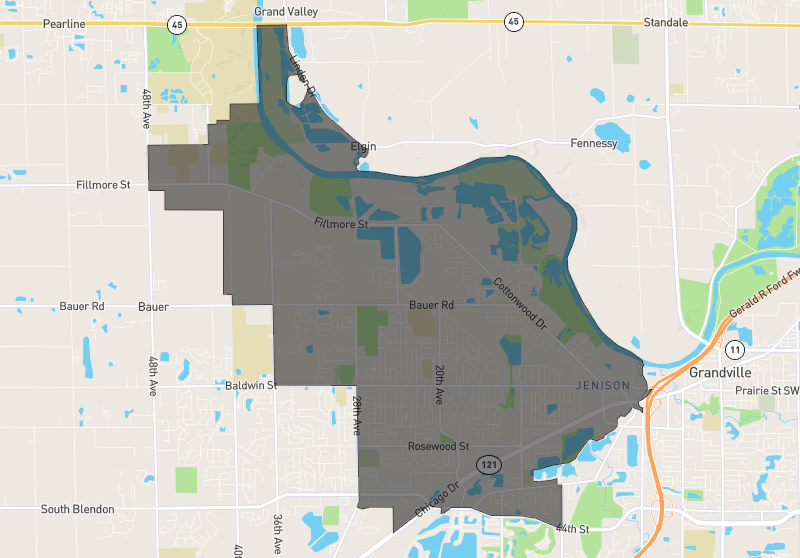 Jenison Michigan Map Jenison MI Community Guide | Zokoe Team - Five Star Real Estate